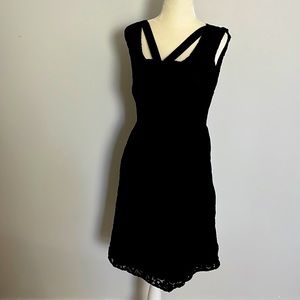 Beautiful black velvet dress by Lace and Mesh. Excellent condition.